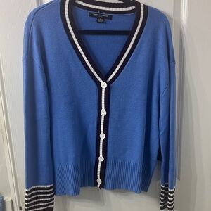 French Connection V-Neck Button-Up Sweater Cardigan NWT